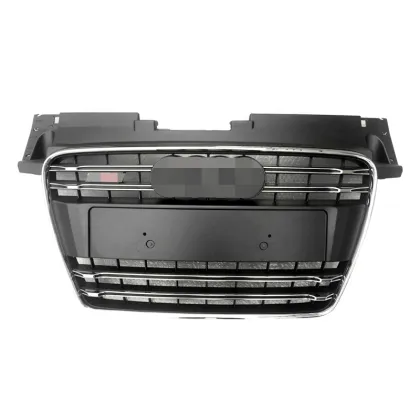 ABS Gray TTS Front Bumper Grille Radiator Mesh Grills for Audi TT/TTS 2008-2014 Facelift