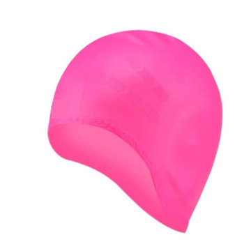 Custom Adults Men Women Long Hair Waterproof Ear Protect Silicone Swimming Cap