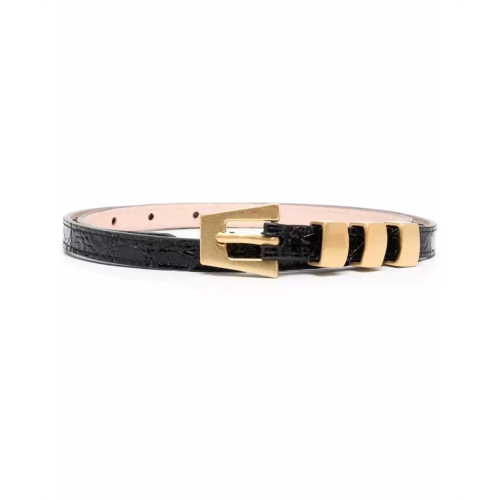 Sleek Sophistication Genuine Leather Ladies' Waist Belt