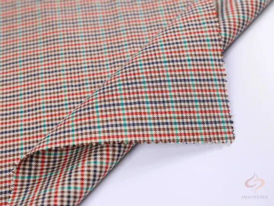 Cotton And Spandex Yarn Dyed Fabric