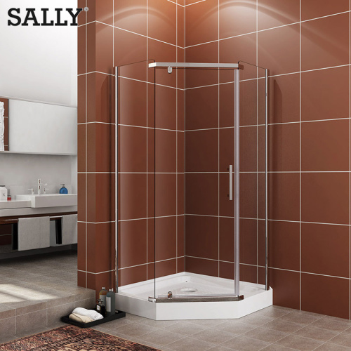 Porte de douche de salle de bain Sally Neo Angle Porte pivotée