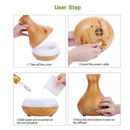 400ml Ultrasonic Electric Aroma Essential Oil Diffuser
