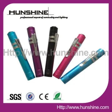 0.5w metal penlight with 1*AAA battery