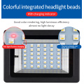 36 lysdioder Solar LED -strålkastare RGB -färg