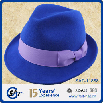 2015 new design warm wool felt fedora hat