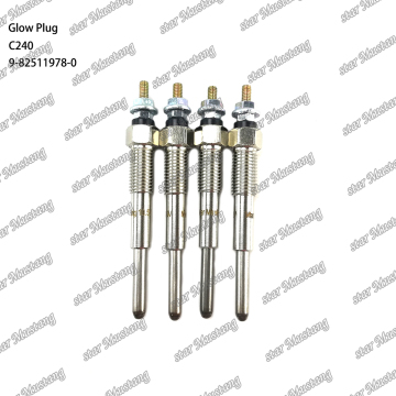 ปลั๊กเรืองแสง 10.5V 9-82511978-0 เข้ากันได้กับเครื่องยนต์ ISUZU