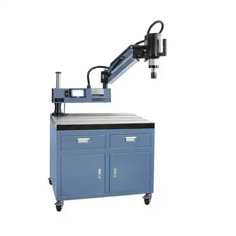 Universal Auto Nut Tapper and Screwing Machine: M16 to M36 with Articulated Arm Technology