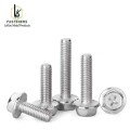 Шруба з шасцігранным фланцам Phillips з нержавеючай сталі