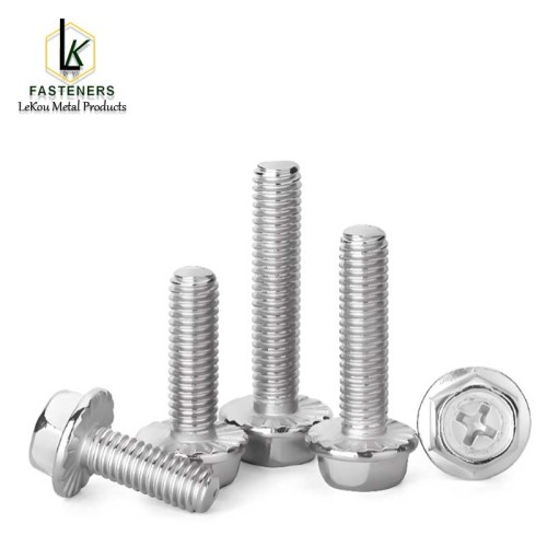 Винт с шестигранным фланцем из нержавеющей стали Phillips