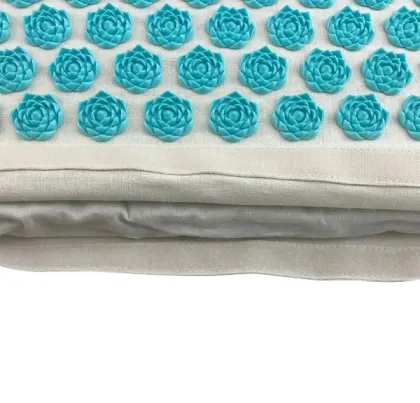 coconut fill linen fabric health therapy acupressure mat