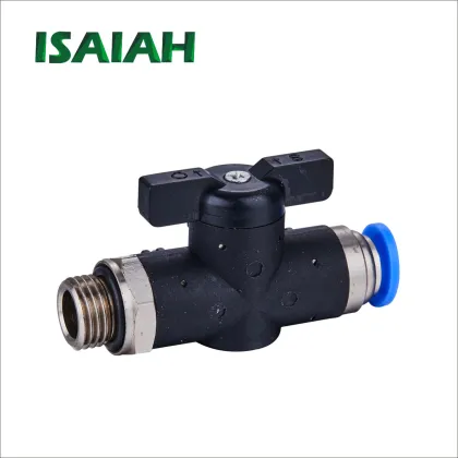 Factory Wholesale High Quality Pneumatic Components: Straight Plastic Ball Valves