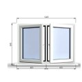 Eco-Friendly PVC Profile Casement Windows