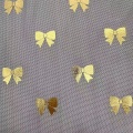 Tulle in poliestere con stampa lamina d'oro per bambini