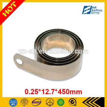 0.15*12.7*450mm automatic shelf pusher constant force spring