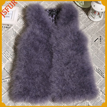 Manufacturer New Design Wholesale Fur Waistcoat From China