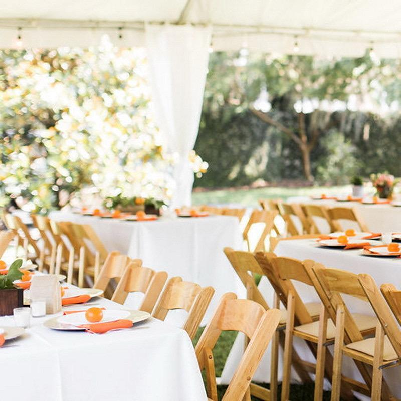 wood wedding chair
