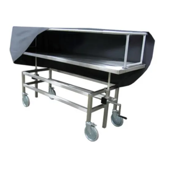 Hot sale 304 stainless steel hospital mortuary mortuary stretcher