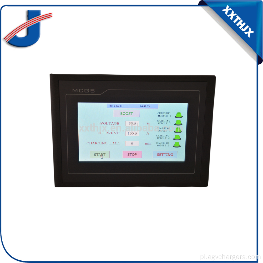 Z ekranem dotykowym LCD Rapid Battery Charger 48v