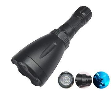 Warsun Outdoor IPX6 Waterproof 18650 Rechargeable Battery LED Flashlight with 120Lm Output and Aluminum Alloy Construction