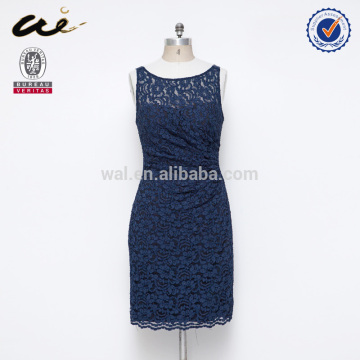 New collection short formal dresses linen dresses