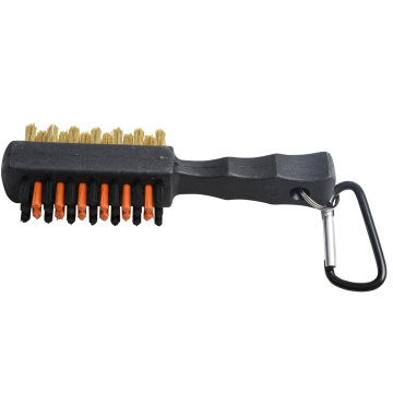 High-Quality Portable Golf Club Cleaning Brush with Hiking Hook and Double-Sided Design: Ultimate Club Groove Cleaner Kit