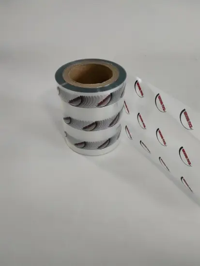 Transparent PET printable, anchoring agent,print logo