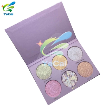 Wholesale products private label eyeshadow palette packaging , empty palette eyeshadow with mirror