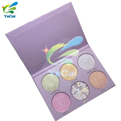 Make your own paper eyeshadow palette container , custom logo make up eyeshadow palette