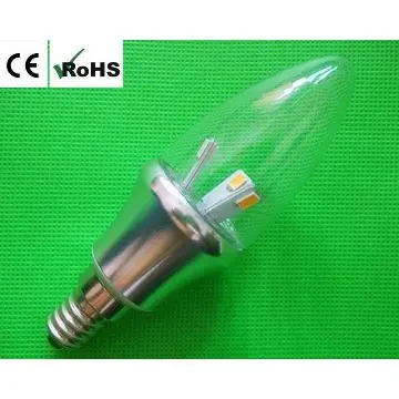 3.5W E12, E14, E17, B15 LED candle bulb