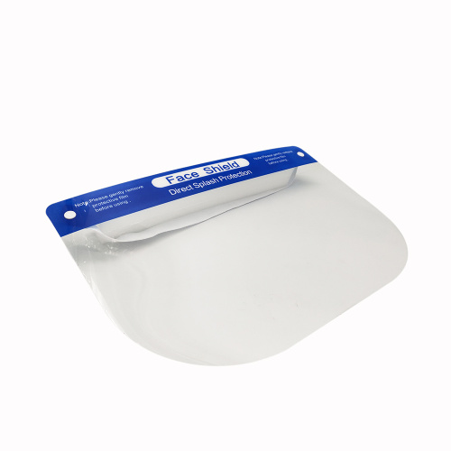 Plastic Face Shield Disposable safety transparent plastic face shield Supplier