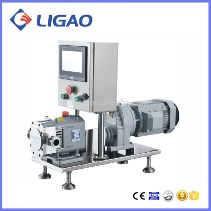 Rotor Pump with VFD for food industry