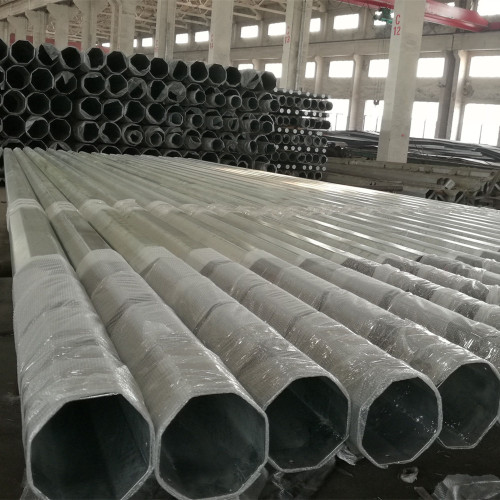 35ft Hot Dip Galvanized Polygonal Steel Pole