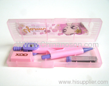Pink Case Drawing Compasses 