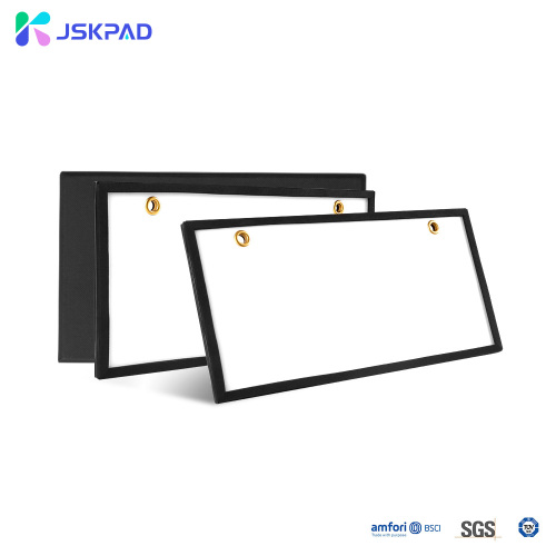 JSKPAD Plaque d&#39;immatriculation de voiture rétroéclairée à LED Acrylique
