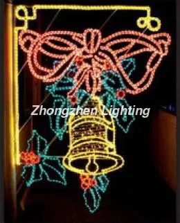Christmas bell light Christmas celebrating light