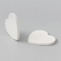 Heart-shaped alumina ceramic sculptures