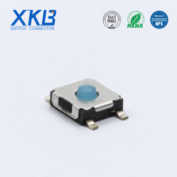 China supplier 6.2x6.2x2.5 Blue silicone key press brand tact switch