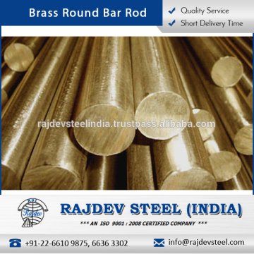 Leading Manufacturer of High Strength Durable Brass Round Bar Rod in Bulk