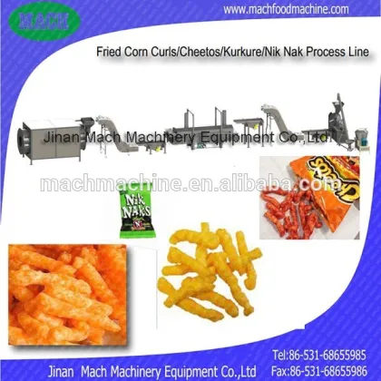 (Best Quality) Cheetos/Kurkure Extruder Machinery,fried/toasted cheetos, fried/toasted cheetos kurkure making machine