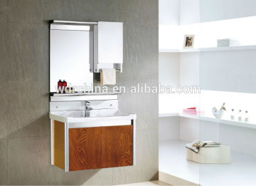 Sanitary ware wholesale wall bathroom Solid Wood modern cabinet