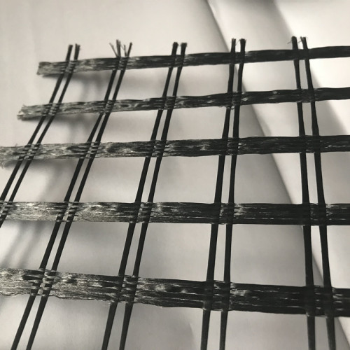 محبوك البوليستر انفتل Geogrid Uniaxial