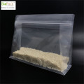 Plastic Zip Lock Recyclable Polylactide Square Bottom Bag For Snacks