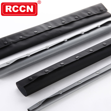RCCNプラスチックボタンスタイルラッピングバンドWBG-80ダブルカラーファスナーケーブルラップ