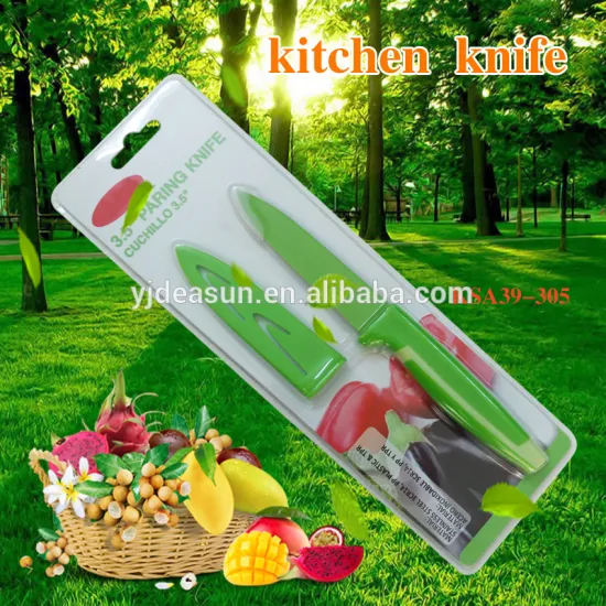 KSA39-305 NEW DESIGNED kitchen knife + BLADE COVER