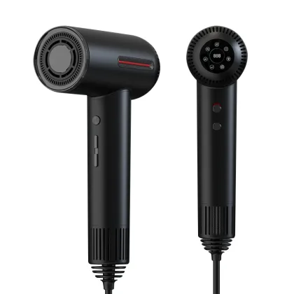 EASTO Ionic Hair Dryer with LCD Display and Temperature Control