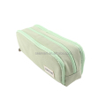 Macaroon Color Double Side Opening Zpper Pencil Pouch
