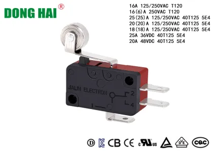 Roller Lever Micro Switch With UL Certification