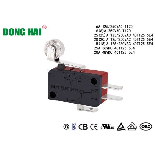 Roller Lever Micro Switch avec certification UL