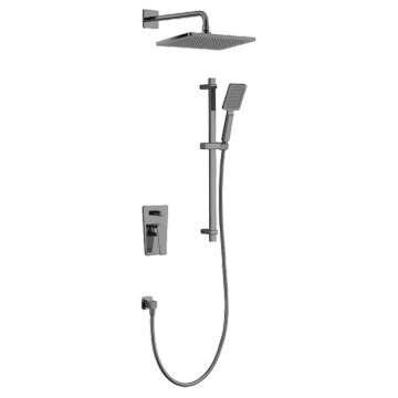 Concealed Single-lever Mixer With Integrated Shower Connection With Shower Set