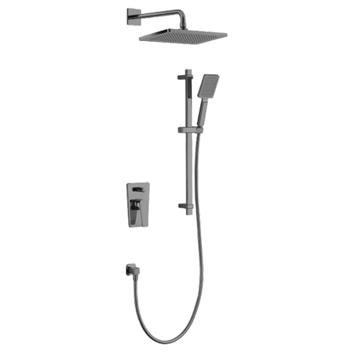 Concealed Single-lever Mixer With Integrated Shower Connection With Shower Set